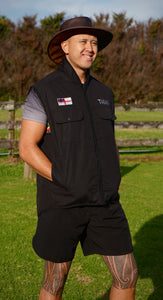 Brown Oilskin Vest